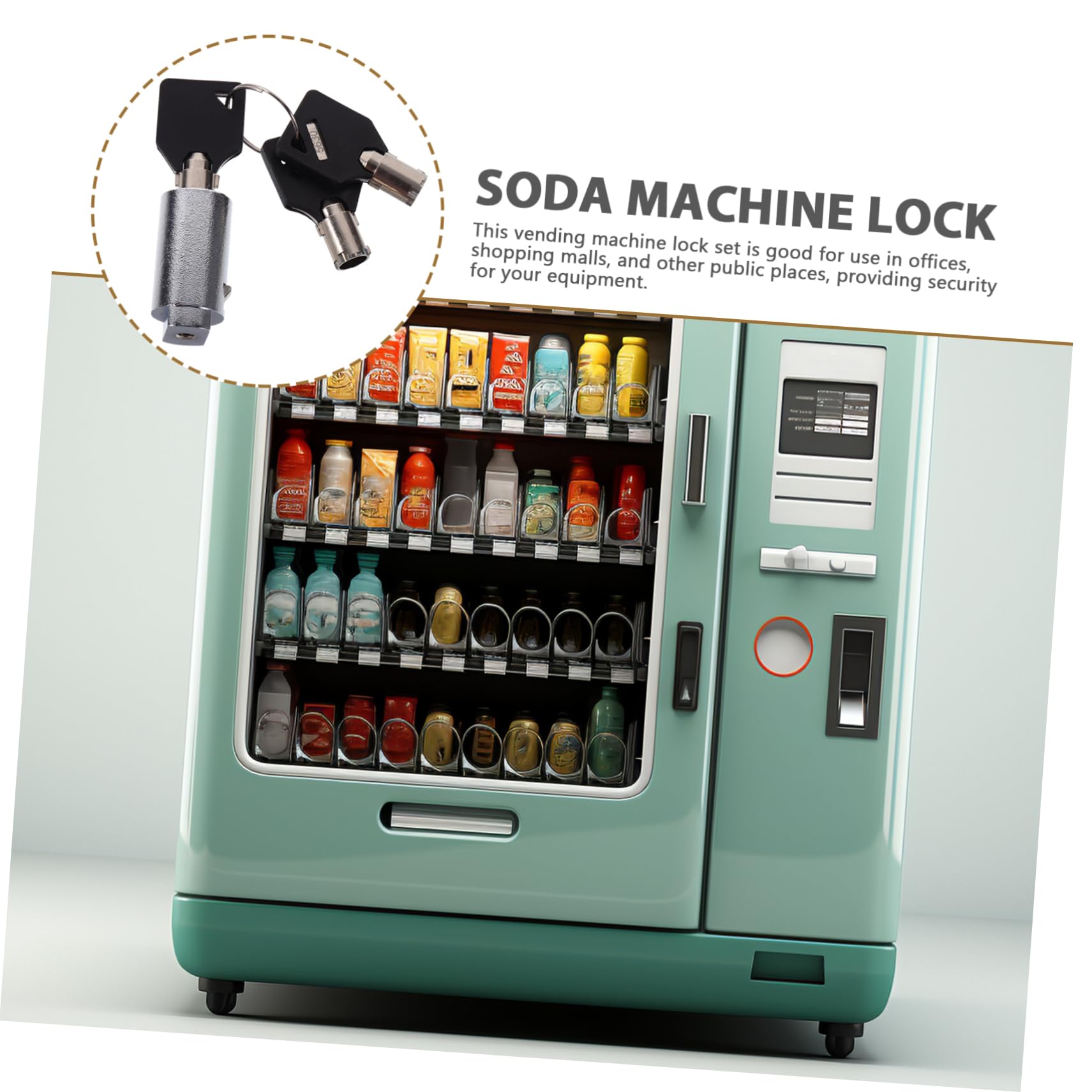 ガチャ機　カードガチャ　手動式自動販売機　鍵新品 □《カード》キー?BOXガチャ自販機2レーン売り切れ‼️□ | 大分